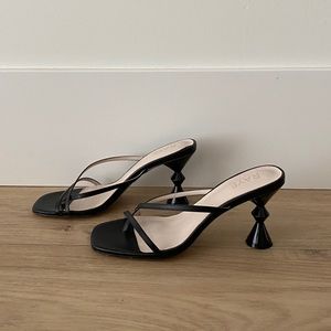 Black Strappy Heels by Raye the Label Yoko heel